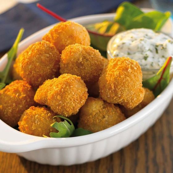 Breaded Garlic Mushrooms